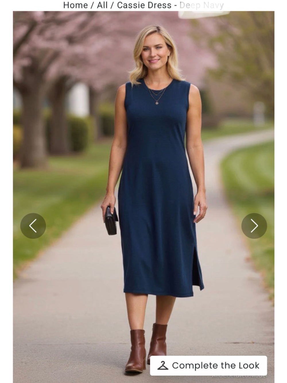 Woolx Cassie dress size 1x in Starry Night blue